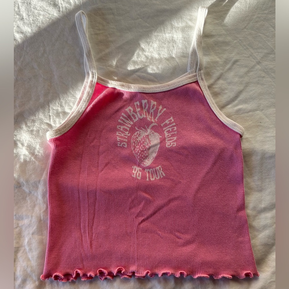 Brandy Melville Strawberry Fields tank top